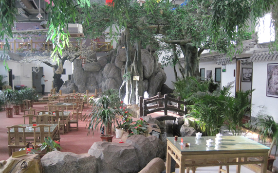 山东东平汇景生态园生态餐厅设计施工